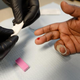 A woman gets an istant HIV/AIDS test inside a moblile clinic on June 5, 2013 in Los Angeles, Calif.
Kevork Djansezian/Getty Images